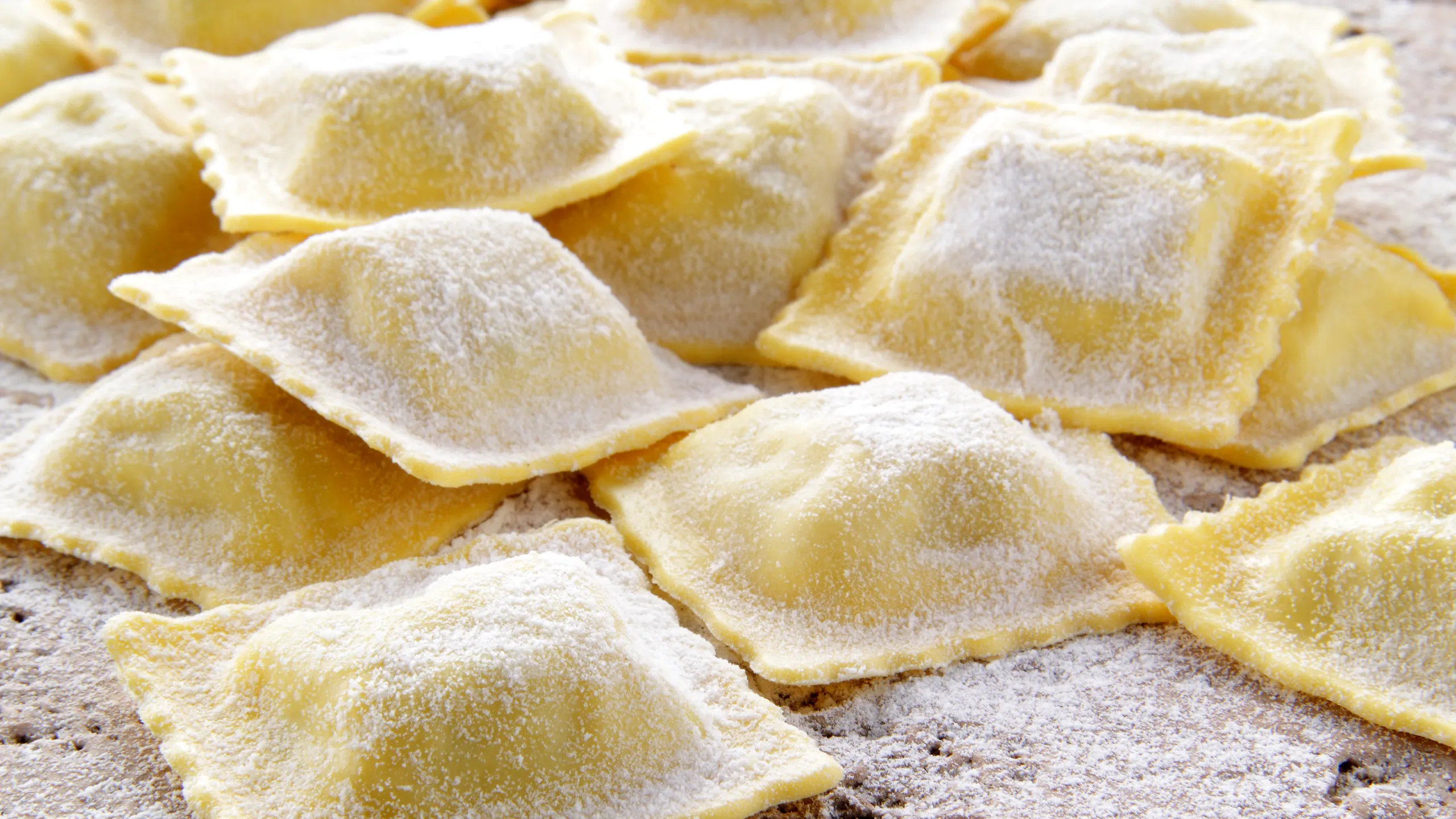 Greens Filled Ravioli